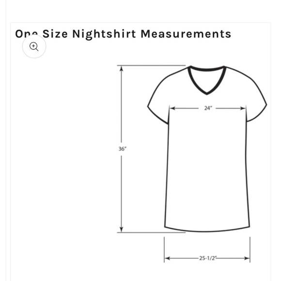 One size sleepshirt - Picture 2 of 2